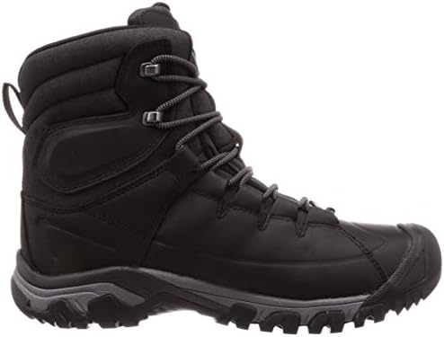 KEEN Men's Targhee Lace High Polar Waterproof Insulated Snow Shoe, Black/Raven, 14 | Image 5