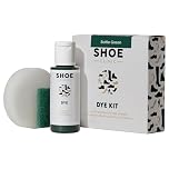 Shoe Clinic Shoe Colouring Kit | Complete Shoe Dye Kit for Leather, Fabric, Satin & Canvas Fabrics | Restore or Change The Colour of Footwear | Use on Trainers, Boots Sneakers & More | (Bottle Green)