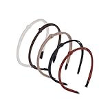 Design fin:avec un design croisé uni et noué, Les bandeaux à cheveux simples, élégants et de couleur unie peuvent ajouter une touche de charme et de style à votre look, un bon mélange avec une variété de couleurs de cheveux et de coiffures, vous donnant un look à la mode les jours