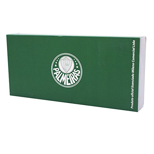 Jogo Caneta Roller Ball De Metal Com Chaveiro Palmeiras