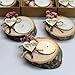Personalized Handmade Wedding Favors, Rustic Tealight Favors with Dried Flowers for Guests, Bridal Showers & Engagements