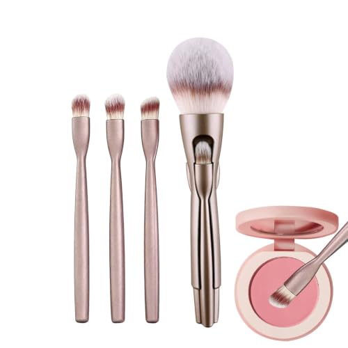 Pinceles para sombra de ojos y corrector para viajes de negocios y salón