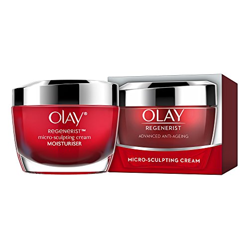 Image of Olay Day Cream Regenerist Microsculpting Moisturiser (Non SPF) 50g & Serum Regenerist Microsculpting Serum, 50ml