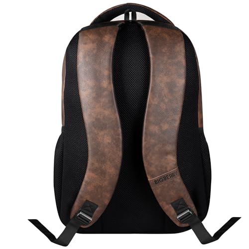 BIGBERRY Store BIGBERRY Rodeo 1.0 Faux Leather Laptop Backpack, - Image 3