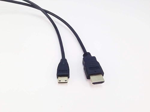 Cable USB de 10 pies para audio y video TV Mini-HDMI de repuesto para Sony HDR-XR Series HDR-XR200, HDR-XR200E, HDR-XR200V, HDR-XR200VE