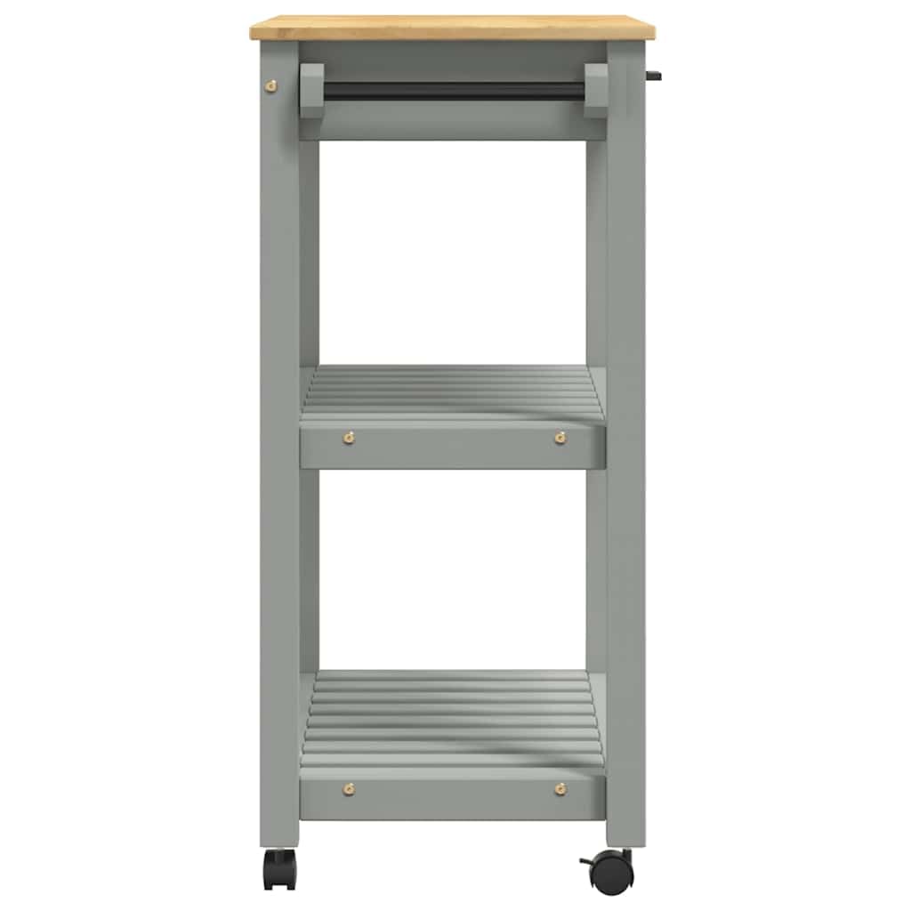 vidaXL Carrello da Cucina MONZA 84x40x88,5 cm in Legno Massello di Pino