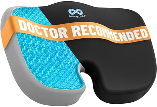 Everlasting Comfort Doctor Recommended Memory Foam Seat Cushion f...