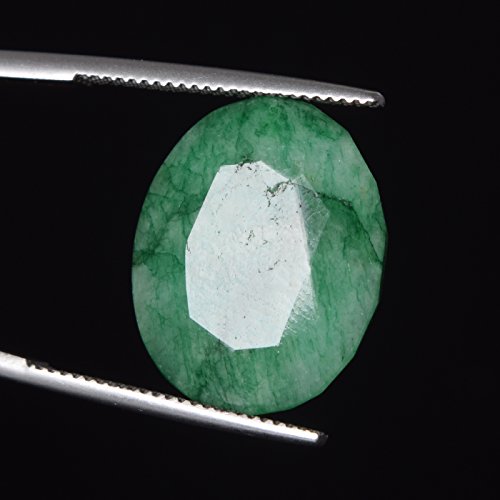 Amazing 20.00 Carat. Oval Cut Green Emerald Gem - EGL Certified Natural Colombian Gemstone for Ring DE-0324