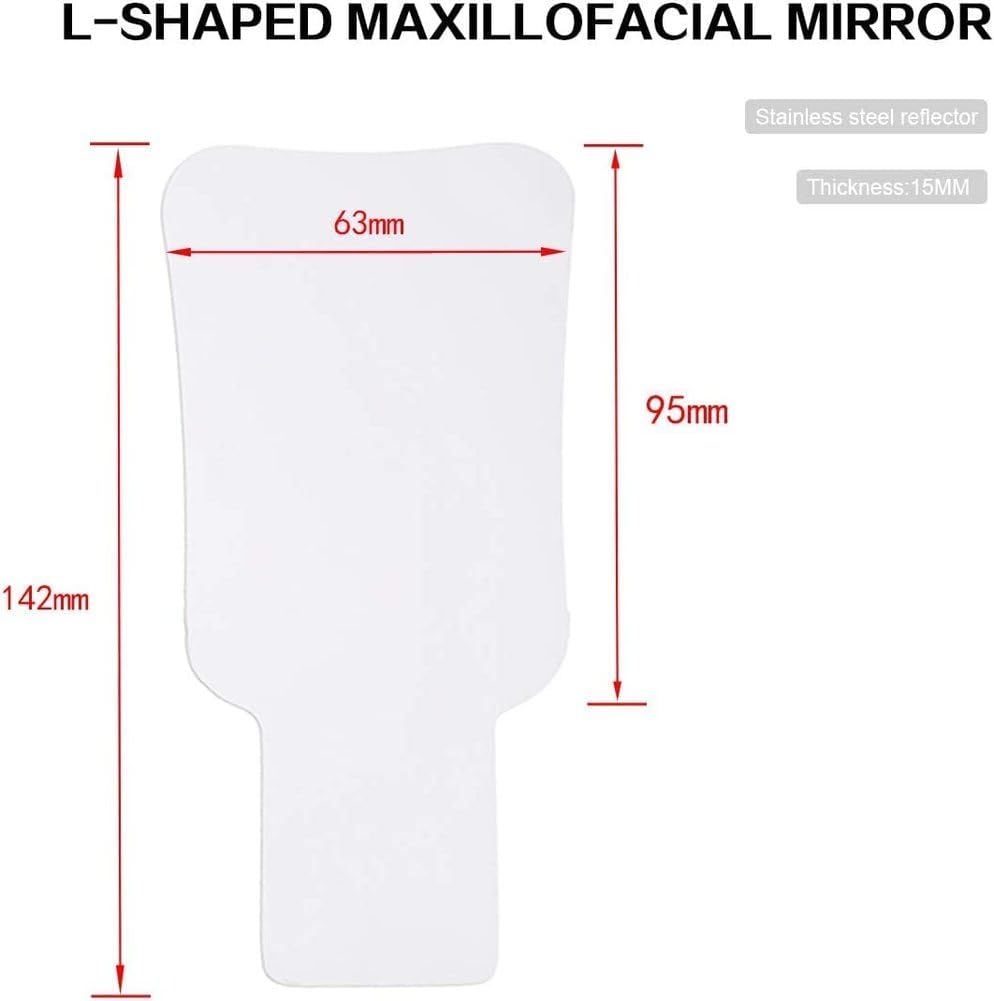 Zahnspiegel, LED-Kieferorthopädie-Spiegel Dental Doppelseitiger Reflektor, Anti-Fog-Zahnspiegel mit Licht, mit Griff, Zahnarzt-Mundpflege-Werkzeug