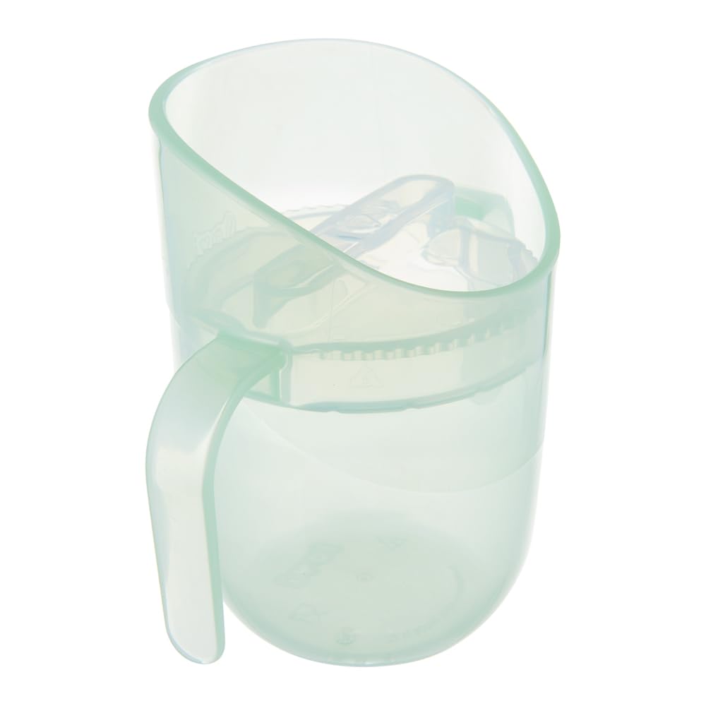 Difrax LOVI Genius Tasse d’Apprentissage Bébé – 150 ml – Débit Lent – Pour Apprendre à Boire – Utilisable dès 6 Mois – Vert