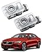 AutoQi Türlicht LED Einstiegsbeleuchtung für Volvo, 2 Stück Türbeleuchtung Laser Logo Projektor, Led Autotür Projektor Licht Zubehör für S60 S90 V40 V60 V90 XC60 XC90 (Weiß Kreis mit Vol) Auto mit günstig Kaufen-AutoQi Türlicht LED Einstiegsbeleuchtung für Volvo, 2 Stück Türbeleuchtung Laser Logo Projektor, Led Autotür Projektor Licht Zubehör für S60 S90 V40 V60 V90 XC60 XC90 (Weiß Kreis mit Vol)