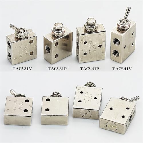 Válvulas mecánicas compactas TAC-3V para un control neumático fluido y preciso 6
