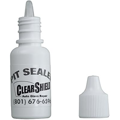 Clearshield Windshield Repair Resin - Auto Glass Repair Resin - Resin for Glass Scratch Repair - 1 Pack 15 ml Pit Sealer