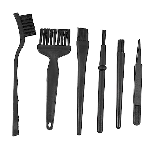 Kit Di 6 Spazzole Per La Pulizia Antistatica - Spazzola Per Computer Per La Di Tastiera Scheda Madre E Porte usb