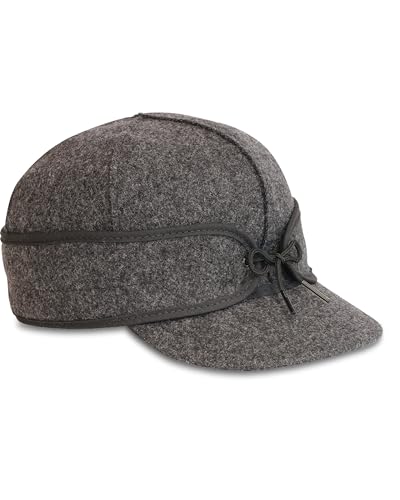 Image of Stormy Kromer The Original Cap, Wool Blend Hat, Warm Winter Outdoor Cap with Flannel Lining, Earflaps, for Men and Women