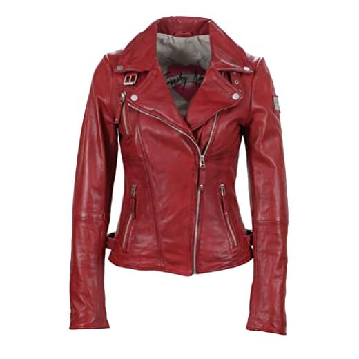 Freaky Nation Biker Princess Chaqueta, Rojo (Apple 4068), L para Mujer