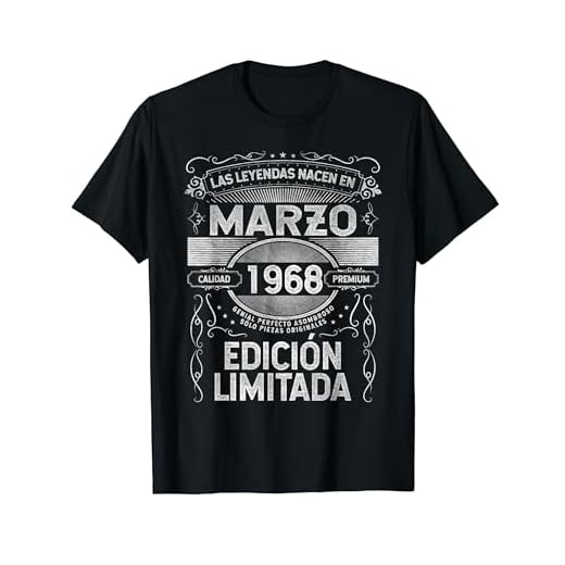 Las Leyendas nacen en Marzo de 1968 - 56 Años Cumpleaños Camiseta