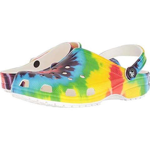 Crocs Unisex Classic Tie-dye Clogs, Multi Colour Cover