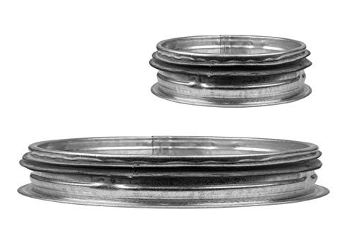 4\" inch Duct End Cap - Duct Cap - Outlet Cap - Round Metal Cap - Dryer Vent Plug - Ducting Plug - Thumbnail 5