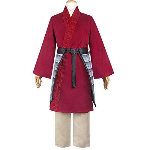 YLJXXY Disfraz De Mulan para Mujer, Conjunto De Vestido De Disfraz De Mulan, Disfraz De Fiesta De...