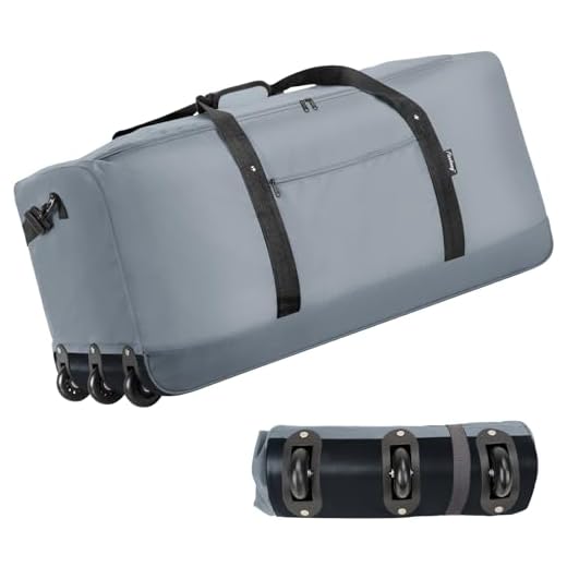 Finnhomy Foldable Rolling Duffel Bag Set