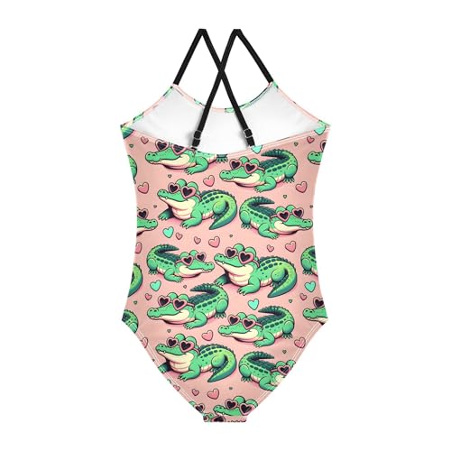 MNSRUU Girls Swimsuits Frog One Piece Girls Bikini Summer Beach Swimwear3
