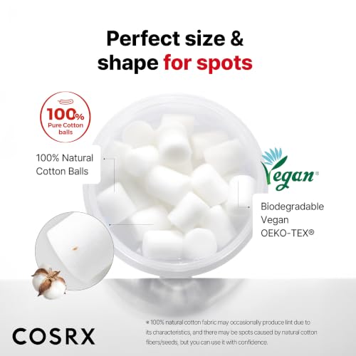 COSRX AHA 2% BHA 2% Blemish Treatment Serum, Quick & Easy Spot Care (50g) | 30+ Cotton Balls, Spot Treatment, Blackheads & Whiteheads, Sebum Control, Paraben Free, Phthalates Free, Korean Skin Care - image 6
