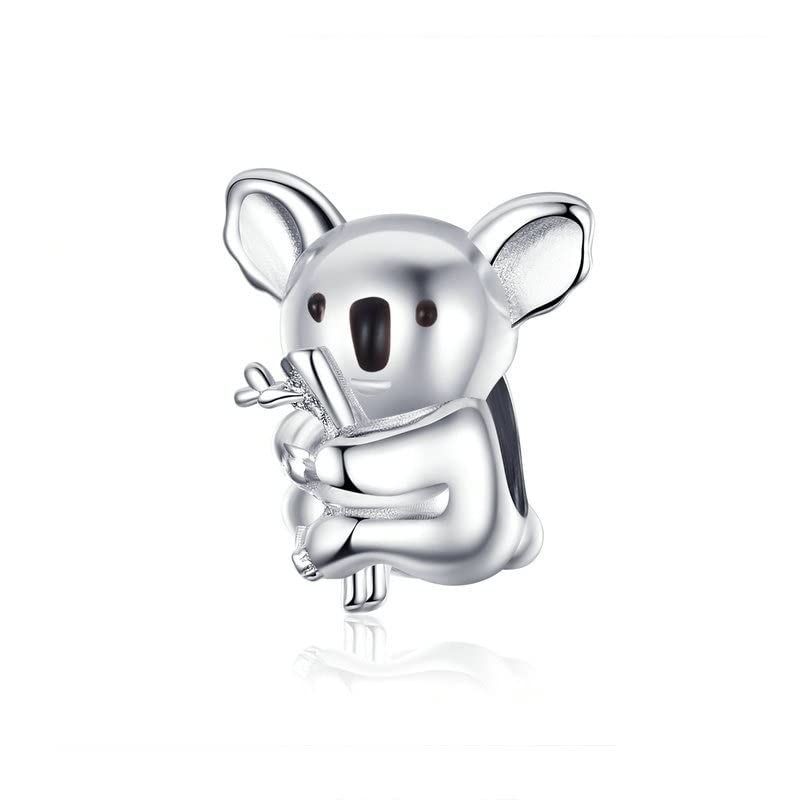 Abalorio de panda CXYWBD en plata 925 hipoalergénica para evitar alergias