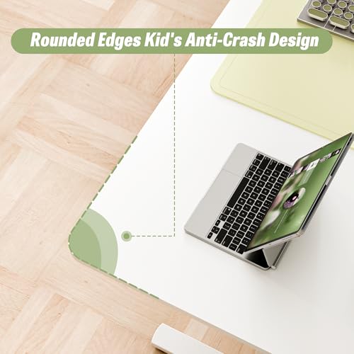 Image of ERGOMAKER 55 inch Electric Standing Desk, Adjustable Height, Sit Stand Up Desk for Home Office & Computer Workstations, Memory Controller, White