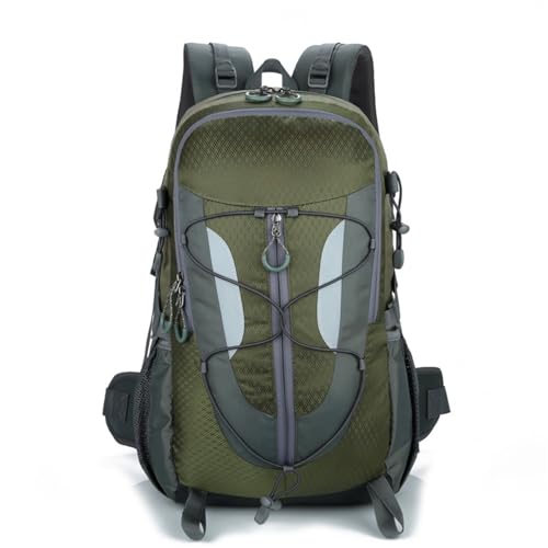 Mochila impermeable para senderismo 30L verde miniatura 1