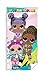Carbotex LOL Surprise - Asciugamano da bagno per bambine, 70 x 140 cm, in cotone, motivo: bambole