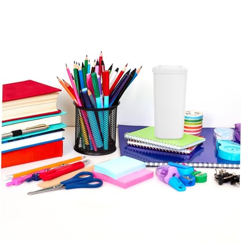 Basurero de Escritorio Pequeño Plástico Blanco miniatura 7