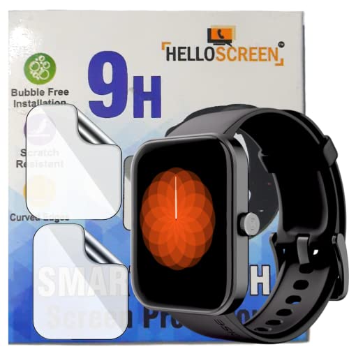 Image of Screen Guard Protector For NOISE COLORFIT PULSE 2 (1.8 inch) Smartwatch (2 Pack) - 9H, Anti-Scratch, Bubble-free, Edge To Edge Coverage, Unbreakable Hydrogel TPU Film [ Not A Tempered Glass]