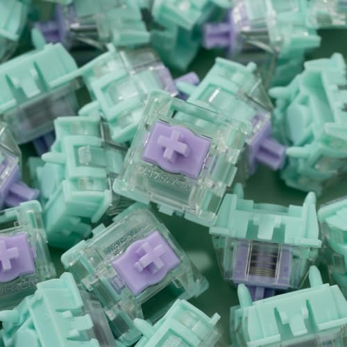 Image of MELETRIX WS Hall Effect Magnetic Keyboard Switches, WS Dash HE Magnetic Linear Switches with POM Stem, Pre-lubed Freely Setting Pre-Travel Key Switch Compatible with Hall Effect Keyboard 70Pcs
