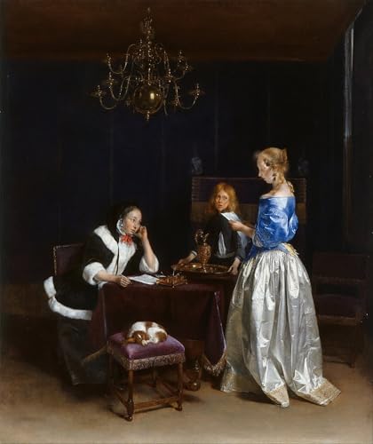 Tableau sur toile Ter Borch pour sublimer votre salon classique