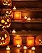 Homemory 24-Pack Flameless LED Tea Lights Candles Battery Operated, 200+Hour Fake Electric Candles TeaLights for Votive, Halloween, Ofrenda, Diya, Wedding Centerpiece Table Decor, Funeral, Christmas