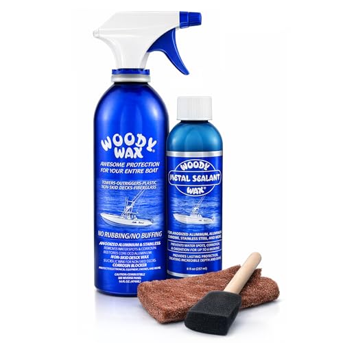 Woody Wax Tower Treatment & Metal Restoration Kit, Professional Marine Corrosion Blocker &...
