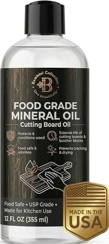 Bambusi 12 oz Food Grade Mineral Oil
