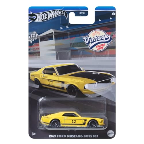 Hot Wheels Vintage Racing Club 2024 Pack 5 vehículos metálicos miniatura 5