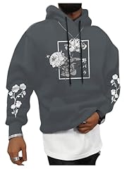 Dark Grey Floral Print