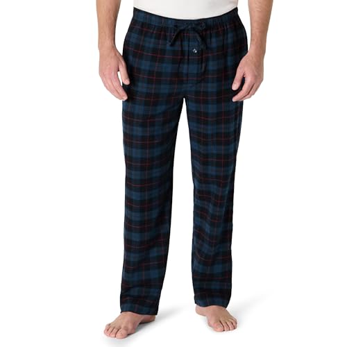Image of Amazon Essentials Men's 100% Cotton Flannel Sleep Pant, Relaxed Fit Lounge Pants with Elastic Waist and Drawstring