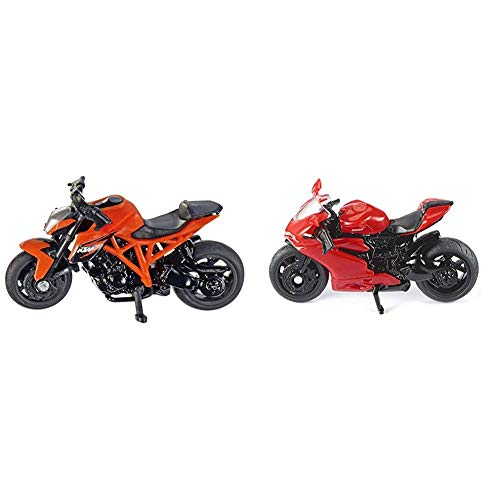 Siku 1384, KTM 1290 Super Duke R Motorrad, Metall/Kunststoff, Orange,...