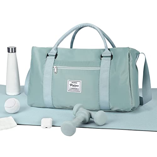 Sac de Sport Femmes Grand Sac de Gym Hommes Poche Humide Duffle Bag Sac de Voyage Cabine Avion Ryanair Bagage Cabine 45x36x20 easyjet Sac de Weekend pour Plage Natation Yoga