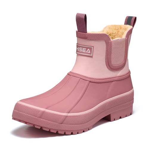HISEA Women's Saltwater Winter Rain Boots...
