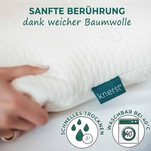 KNERST® Nackenkissen - Orthopädisches Kissen für ultimativen Komfort in jeder Schlafposition -...