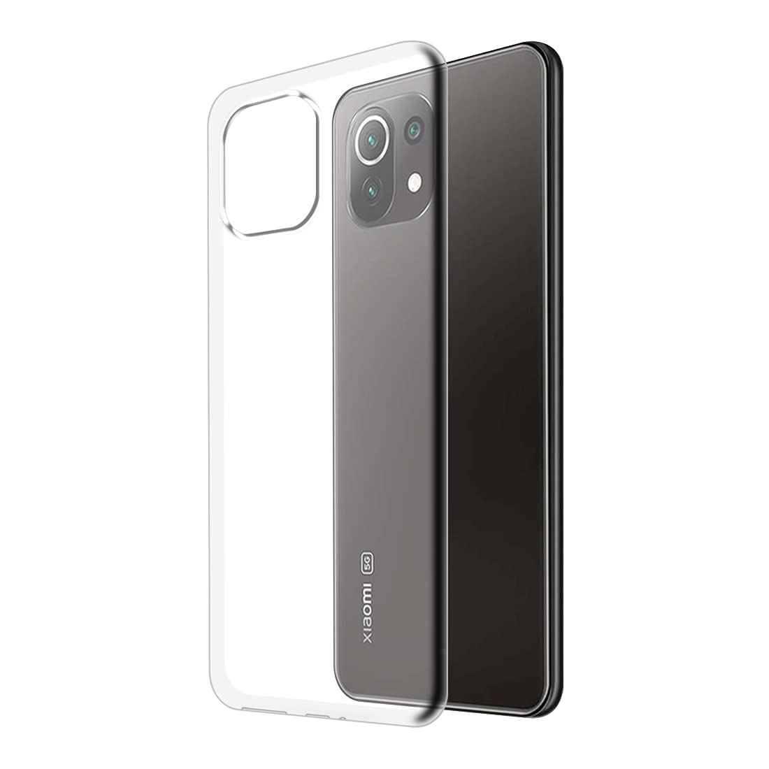 Fashionury Silicone Exclusive Soft Transparent Crystal Clear Back Cover Back Cover for Mi 11 Lite (B0989VMRF8) Amazon Price History, Amazon Price Tracker
