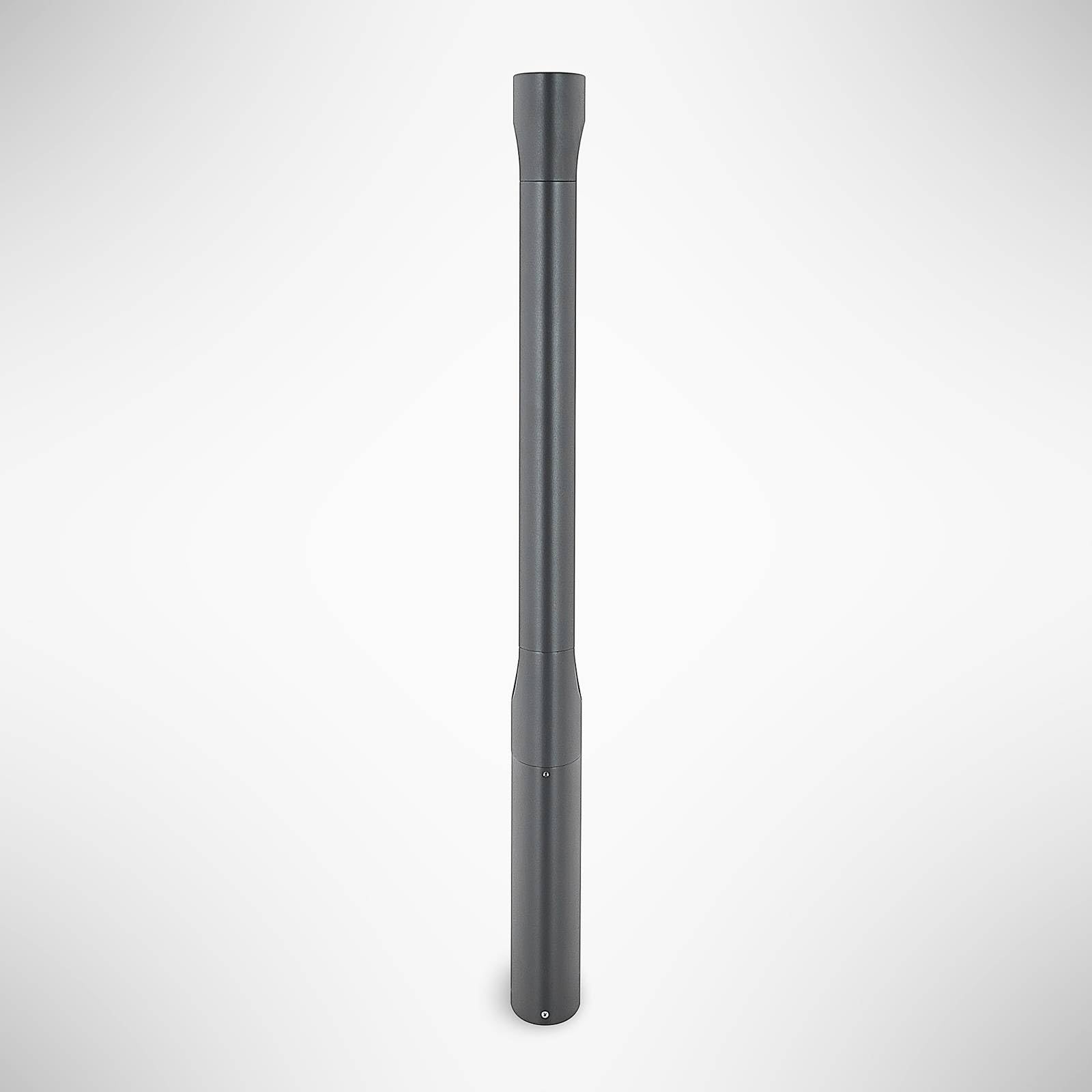 Lucande Ninon LED Außenleuchte Schwarz - Pollerleuchte 80cm IP54