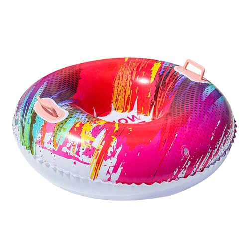Tubos de nieve para niños | Trineo de tubo de nieve para adultos | Trineo inflable para deportes de invierno, sendero, campo de nieve, al aire libre, niños y adultos