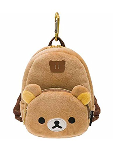 【レア】リラックマ ぬいぐるみ 小物リュック型ポーチ　タグ付き レア】リラックマ ミニリュック型ポーチ 2個セット