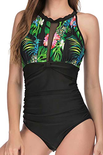 NUUR Traje de baño de Mujer de Una Pieza Elegante Push up Bikini Mujer Bañador de Playa